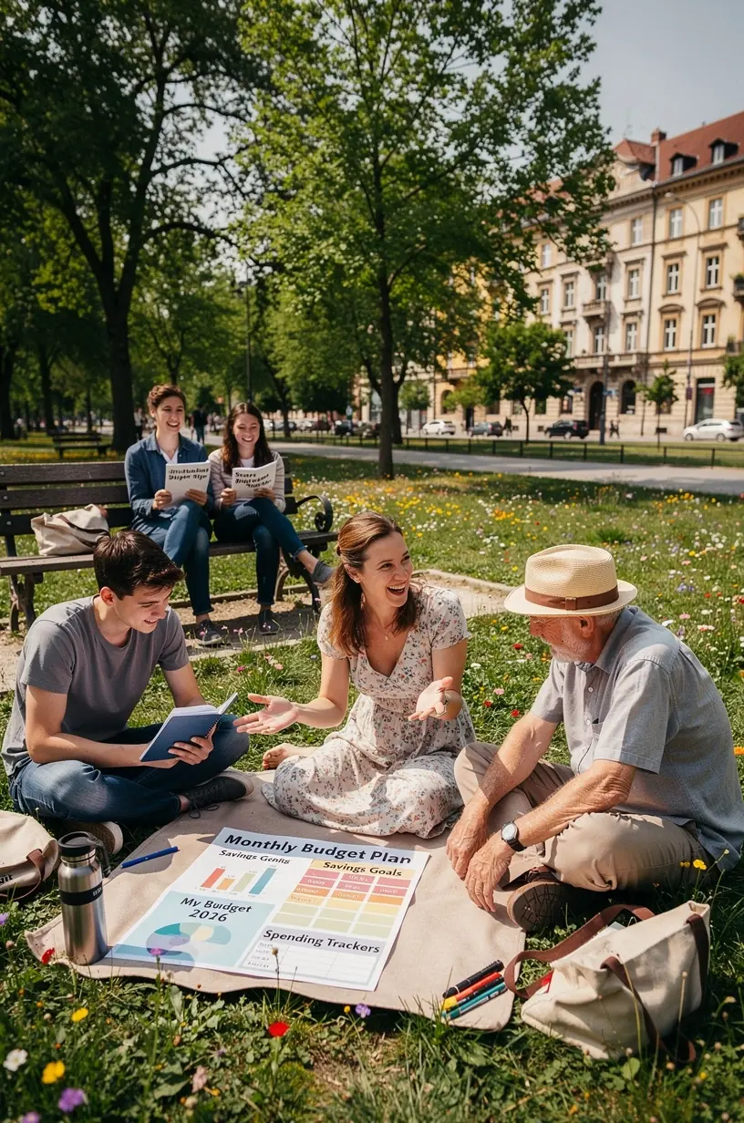 Személyes költségvetés készítése laptopon, egyértelmű és átlátható táblázatokkal.
