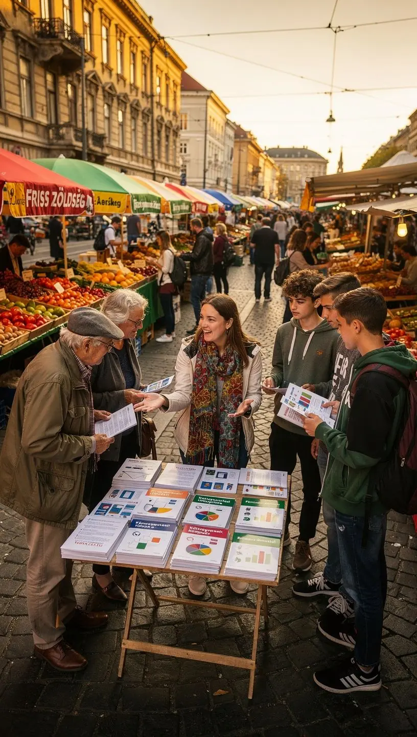 Tanácsadó magyarázza el a megtakarítási stratégiákat egy kis csoportnak egy világos teremben.